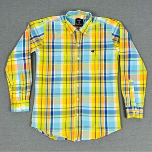 Brooks Brothers Vibrant Plaid Button Down Shirt